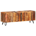 Meuble TV Bas Vintage en Bois de Récupération - 110 cm-Mon Meuble TV-1