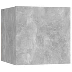 Meuble TV Bibliothèque en Bois Gris Béton - 5 Pièces-Mon Meuble TV-Gris béton-60 cm-4