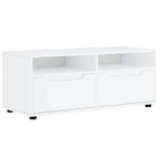 Meuble TV Blanc - 100 cm de Longueur-Mon Meuble TV-Blanc-1
