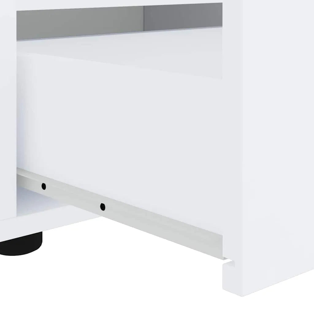 Meuble TV Blanc - 100 cm de Longueur-Mon Meuble TV-Blanc-10