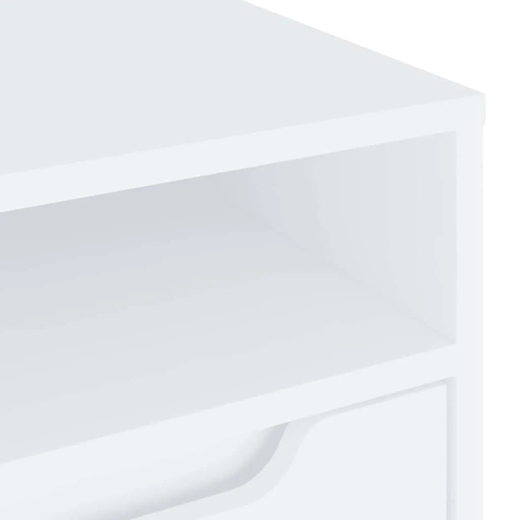 Meuble TV Blanc - 100 cm de Longueur-Mon Meuble TV-Blanc-9