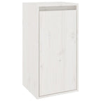 Meuble TV Blanc 160 cm en Pin Massif - 6 Pcs-Mon Meuble TV-Blanc-9