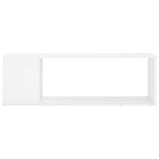 Meuble TV Blanc Brillant Design - 100 cm-Mon Meuble TV-1-100 x 24 x 32 cm-3