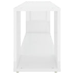 Meuble TV Blanc Brillant Design - 100 cm-Mon Meuble TV-1-100 x 24 x 32 cm-4