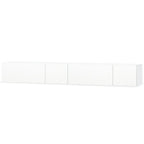 Meuble TV Blanc Brillant en Bois d'Ingénierie - 120 cm-Mon Meuble TV-1