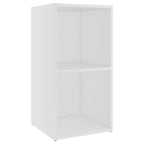 Meuble TV Blanc et Bois Bas - 2 Pièces-Mon Meuble TV-7