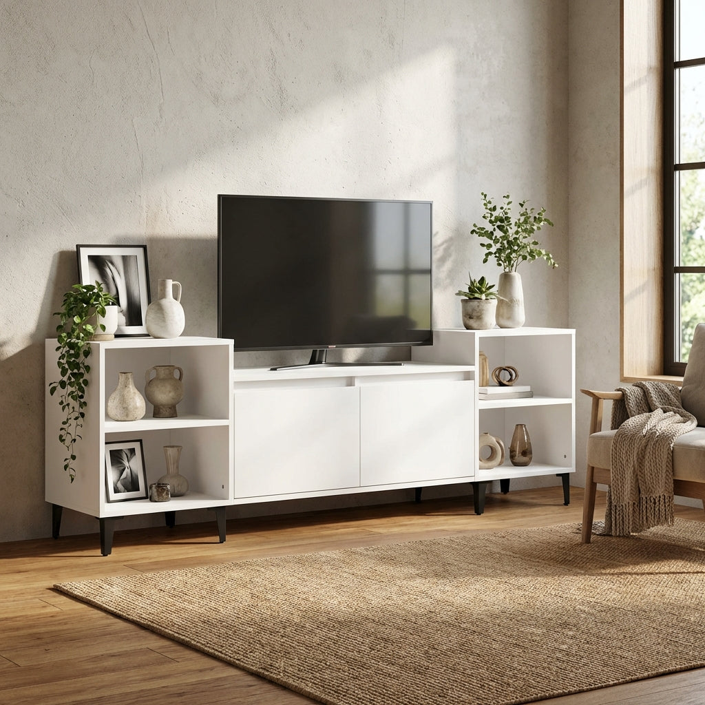 meuble-tv-blanc-et-metal-160-cm-decor