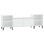 Meuble TV Blanc et Métal - 160 cm-Mon Meuble TV-Sonoma gris-1-2