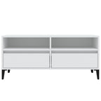 Meuble TV Blanc et Noir - 100 cm-Mon Meuble TV-6