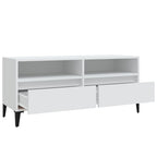 Meuble TV Blanc et Noir - 100 cm-Mon Meuble TV-8