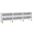 Meuble TV Blanc et Pieds en Eucalyptus - 150 cm-Mon Meuble TV-150 cm-1-30 cm-7