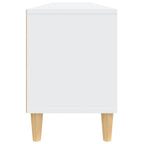 Meuble TV Blanc et Pieds en Eucalyptus - 150 cm-Mon Meuble TV-150 cm-1-30 cm-8