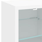 Meuble TV Blanc LED Mural - 30 cm-Mon Meuble TV-30 cm-30 cm-1-11
