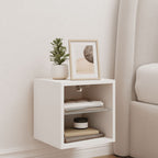 Meuble TV Blanc LED Mural - 30 cm-Mon Meuble TV-30 cm-30 cm-1-4