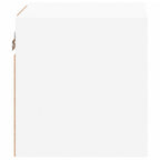Meuble TV Blanc LED Mural - 30 cm-Mon Meuble TV-30 cm-30 cm-1-9
