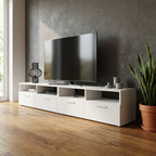 meuble-tv-blanc-mat-en-bois-d-ingenierie-2-pieces-decor