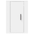 Meuble TV Blanc Mat et Bois - 2 Pièces-Mon Meuble TV-Chêne fumé-2-40 x 34.5 x 60 cm-6
