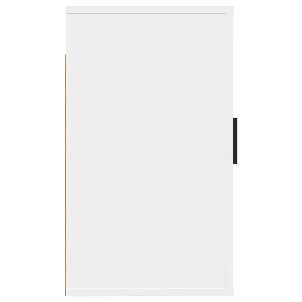 Meuble TV Blanc Mat et Bois - 2 Pièces-Mon Meuble TV-Chêne fumé-2-40 x 34.5 x 60 cm-7