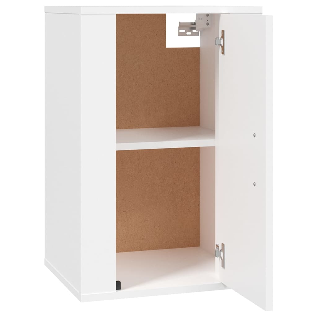 Meuble TV Blanc Mat et Bois - 2 Pièces-Mon Meuble TV-Chêne fumé-2-40 x 34.5 x 60 cm-8