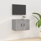 Meuble TV Blanc Mat et Bois - 2 Pièces-Mon Meuble TV-Sonoma gris-1-57 x 34.5 x 40 cm-47
