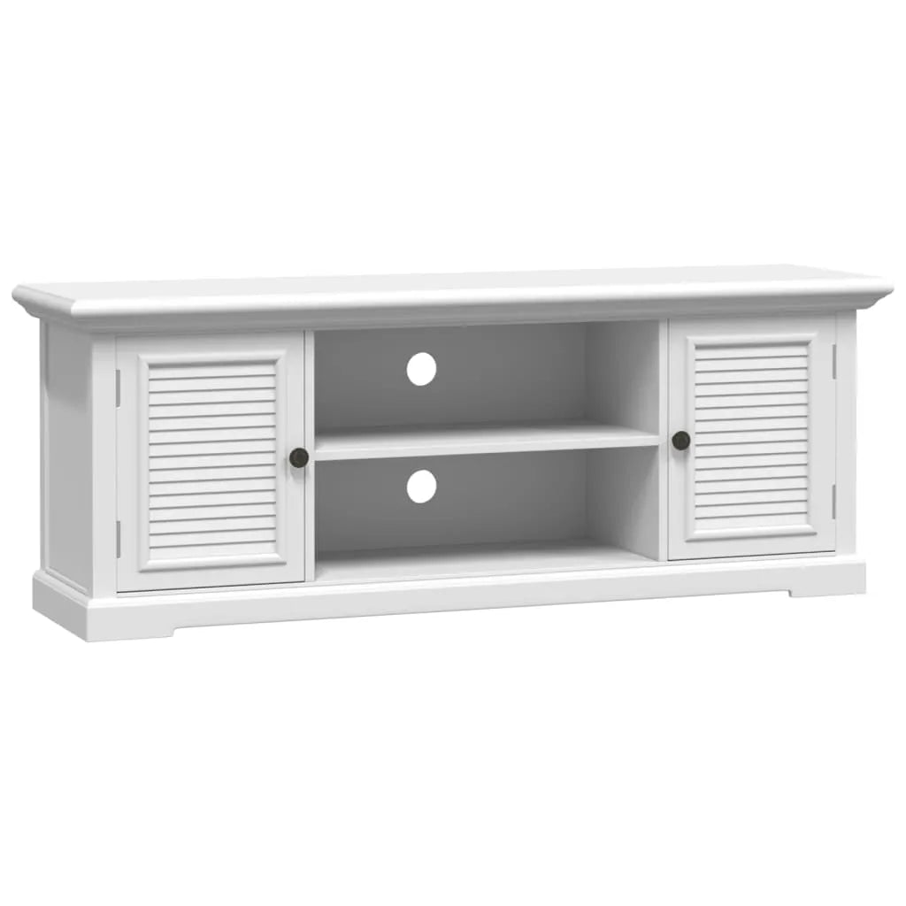 Meuble TV Blanc Naturel en Bois d'Ingénierie - 110 cm-Mon Meuble TV-2