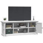 Meuble TV Blanc Naturel en Bois d'Ingénierie - 110 cm-Mon Meuble TV-4