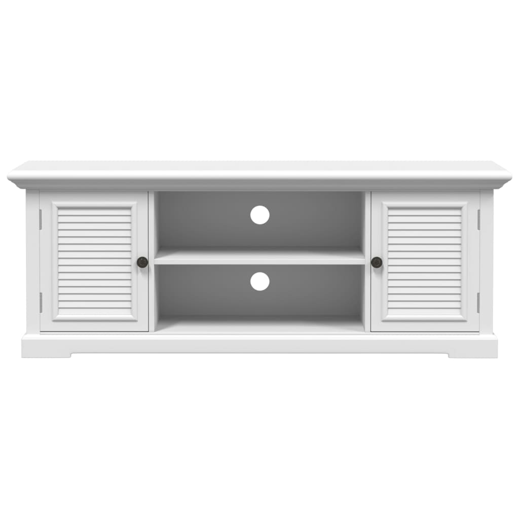 Meuble TV Blanc Naturel en Bois d'Ingénierie - 110 cm-Mon Meuble TV-5