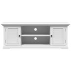 Meuble TV Blanc Naturel en Bois d'Ingénierie - 110 cm-Mon Meuble TV-5