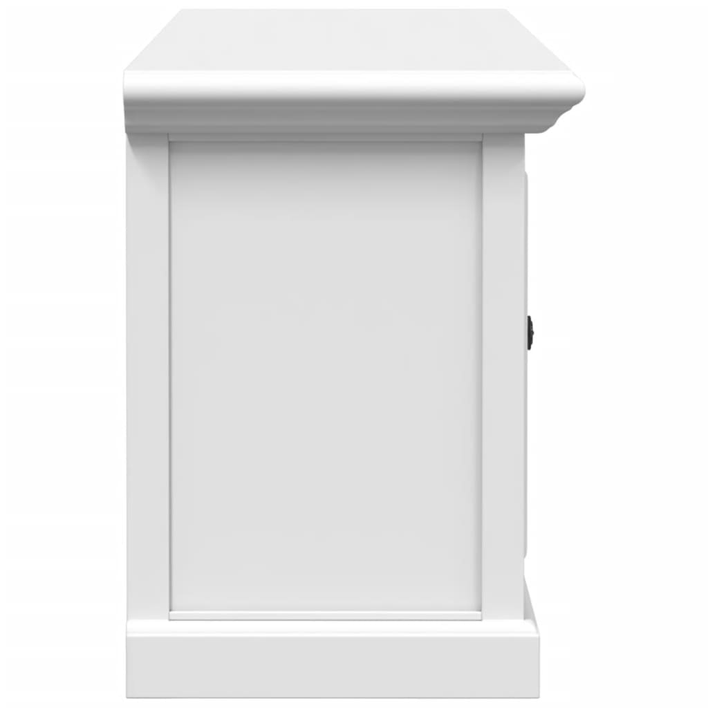 Meuble TV Blanc Naturel en Bois d'Ingénierie - 110 cm-Mon Meuble TV-6