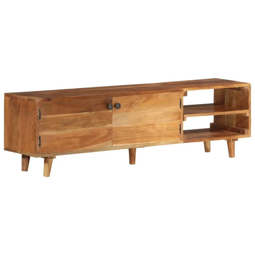 Meuble TV Bois Ancien en Acacia Massif - 140 cm-Mon Meuble TV-1