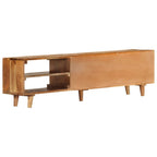Meuble TV Bois Ancien en Acacia Massif - 140 cm-Mon Meuble TV-3