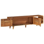 Meuble TV Bois Ancien en Acacia Massif - 140 cm-Mon Meuble TV-5