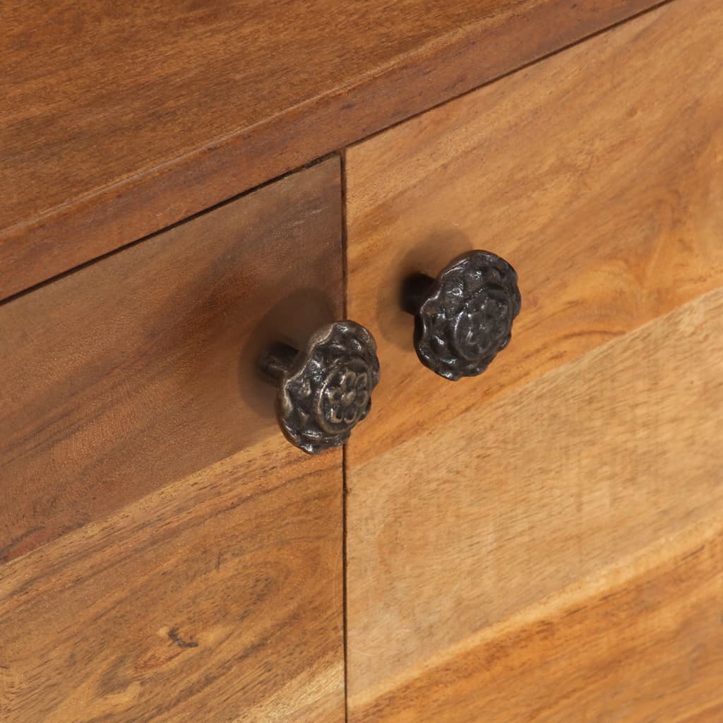 Meuble TV Bois Ancien en Acacia Massif - 140 cm-Mon Meuble TV-8