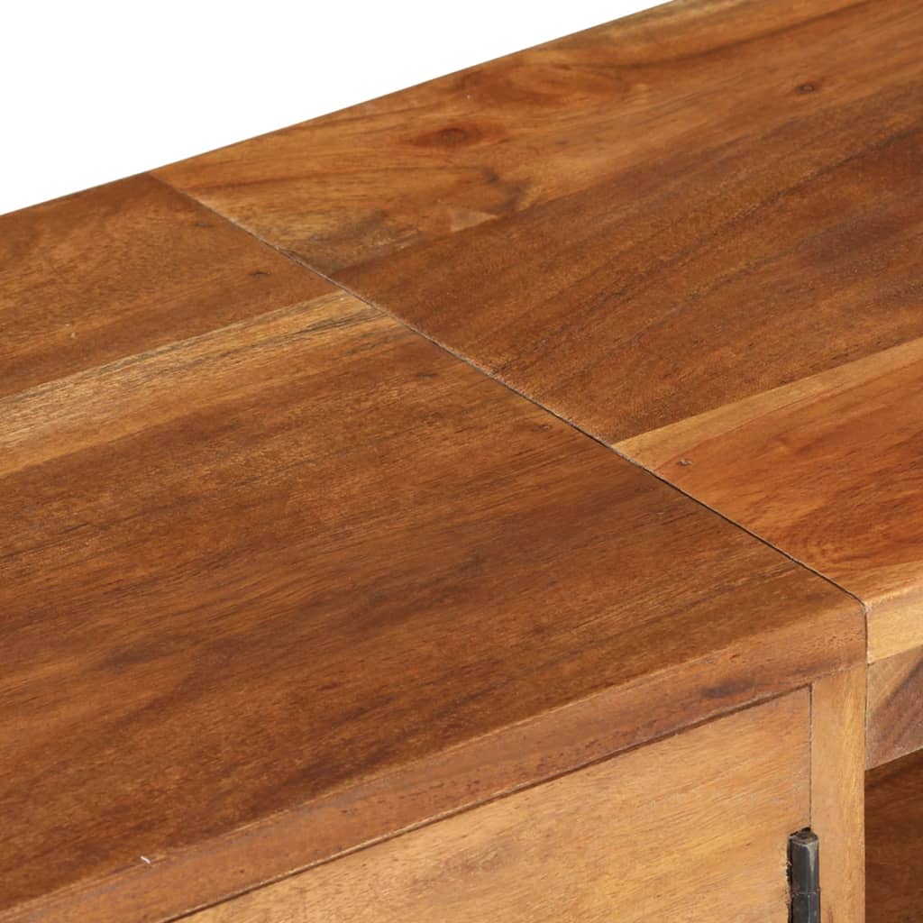 Meuble TV Bois Ancien en Acacia Massif - 140 cm-Mon Meuble TV-9