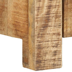 Meuble TV Bois Brut Clair en Manguier - 110 cm-Mon Meuble TV-6