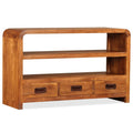 Meuble TV Bois Brut en Acacia Massif - 90 cm-Mon Meuble TV-1