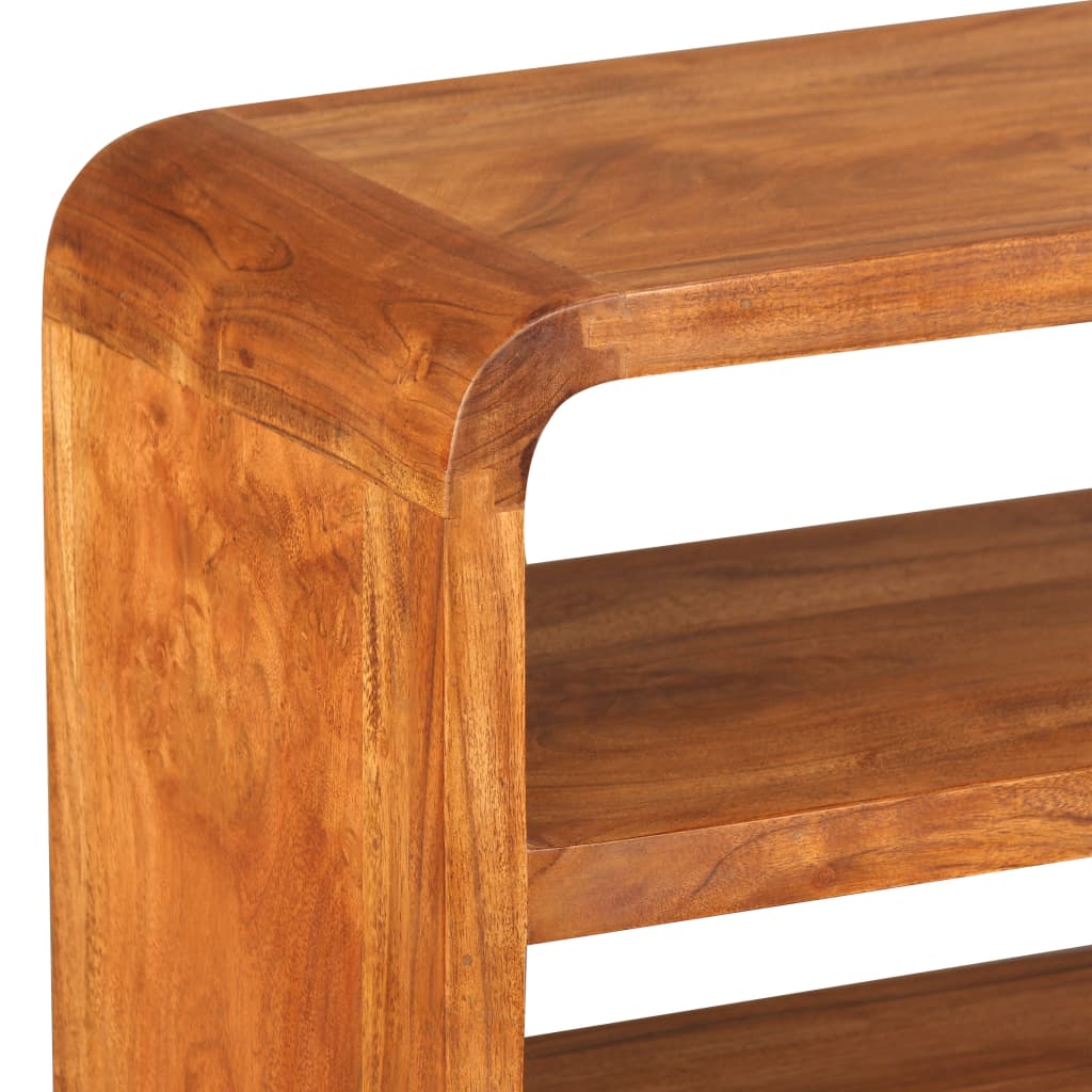Meuble TV Bois Brut en Acacia Massif - 90 cm-Mon Meuble TV-8