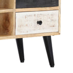 Meuble TV Bois Couleur en Manguier Massif - 115 cm-Mon Meuble TV-7