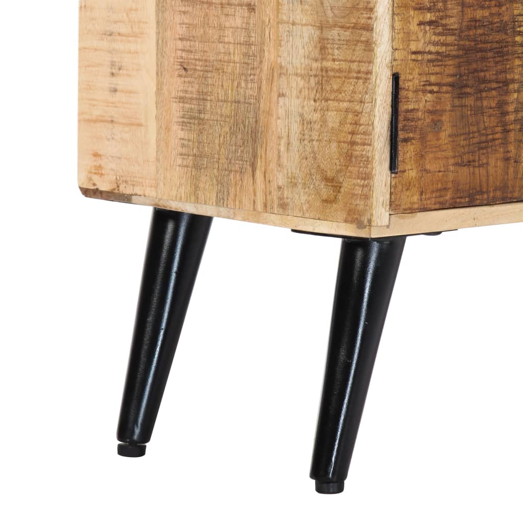 Meuble TV Bois Couleur en Manguier Massif - 115 cm-Mon Meuble TV-8