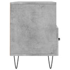 Meuble TV Bois et Fer Industriel Effet Béton - 102 cm-Mon Meuble TV-Chêne fumé-1-7