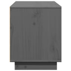 Meuble TV Bois et Gris Anthracite en Pin - 74 cm-Mon Meuble TV-marron miel-1-7