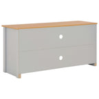 Meuble TV Bois et Gris Finition Naturelle - 120 cm-Mon Meuble TV-95 cm-1-4