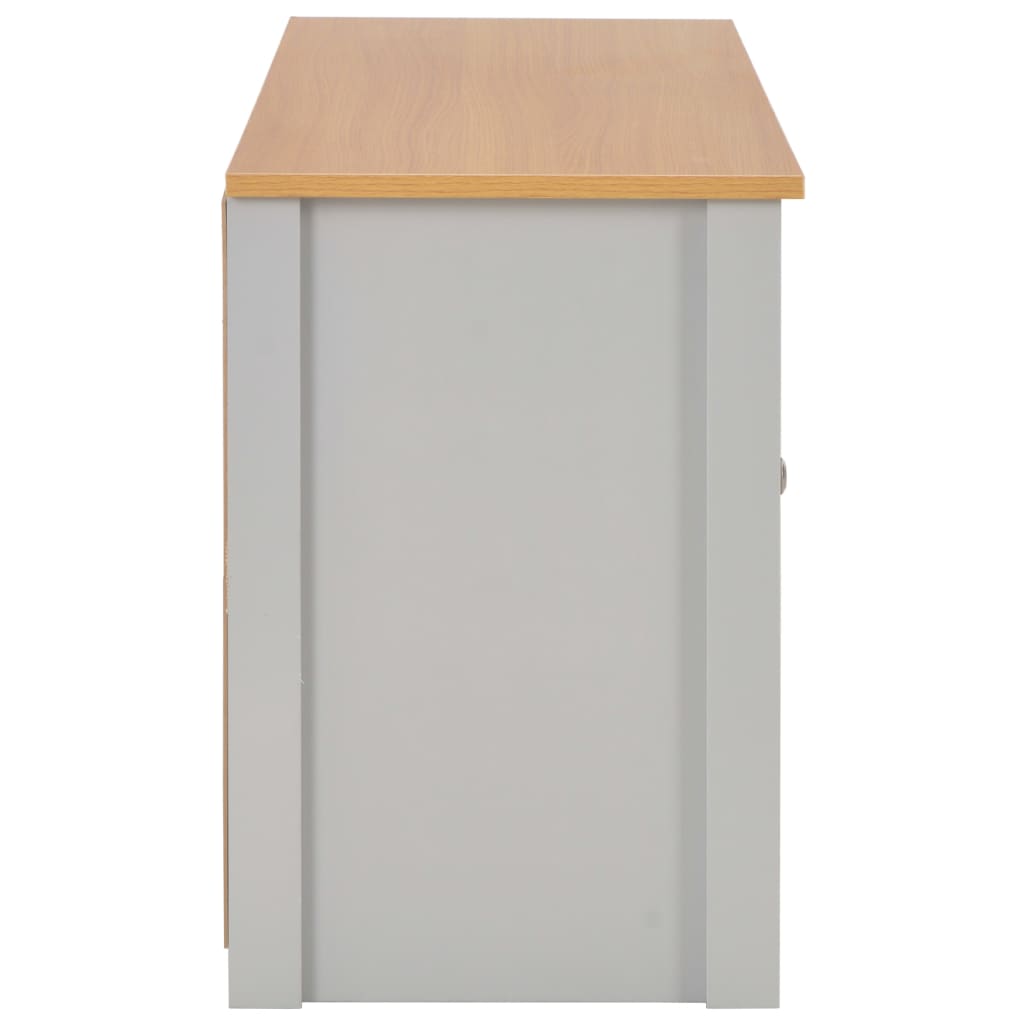 Meuble TV Bois et Gris Finition Naturelle - 120 cm-Mon Meuble TV-95 cm-1-5