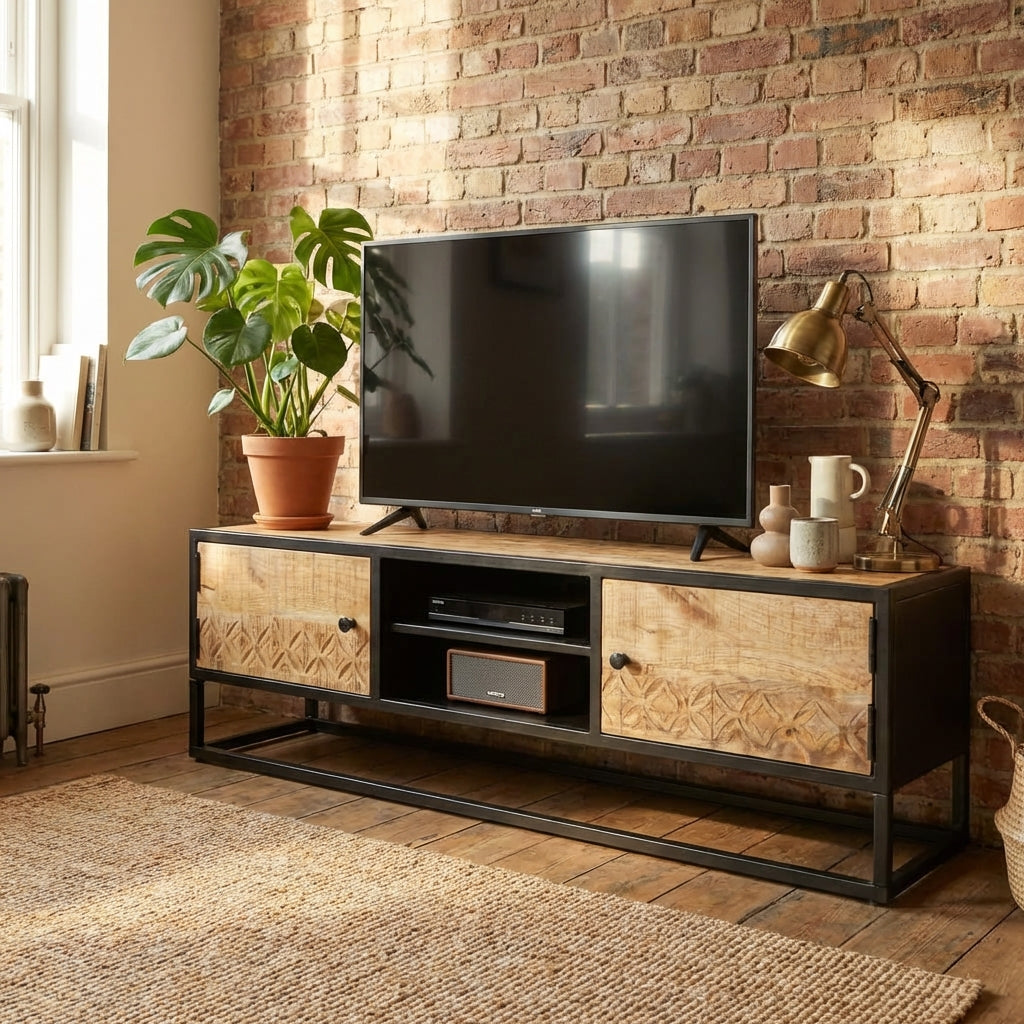 meuble-tv-bois-et-metal-industriel-en-manguier-130-cm-decor