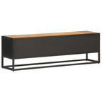 Meuble TV Bois et Metal Industriel en Manguier - 130 cm-Mon Meuble TV-90 cm-4