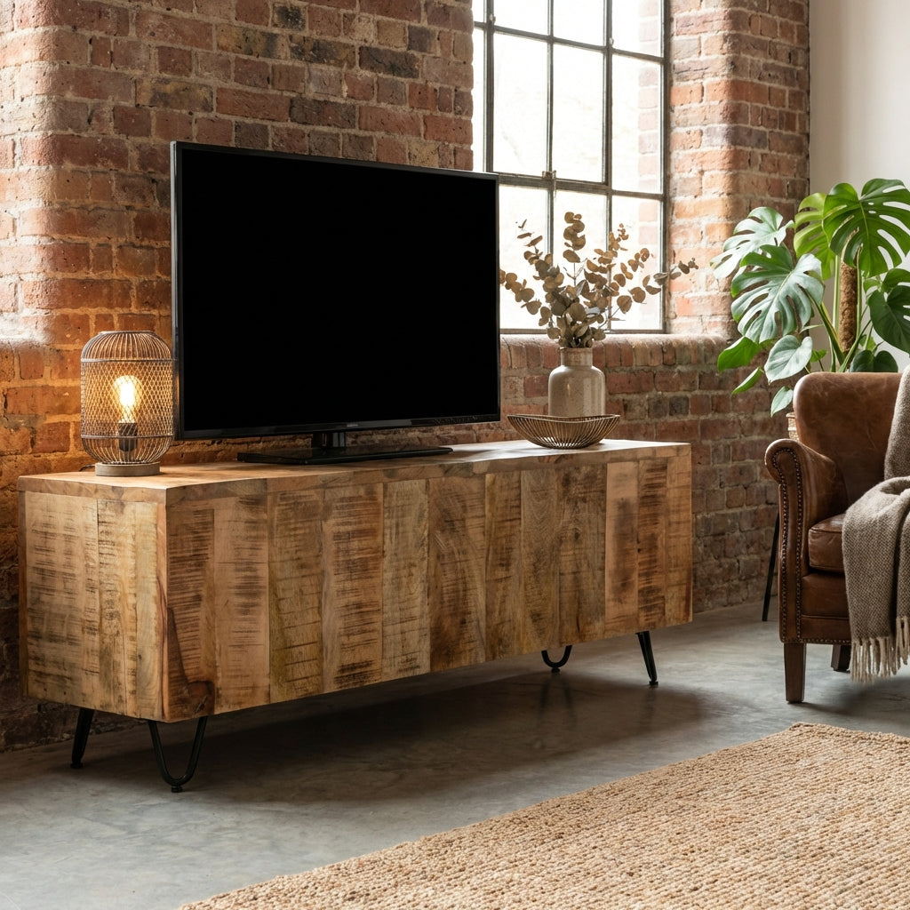 meuble-tv-bois-manguier-metal-noir-110-cm-decor