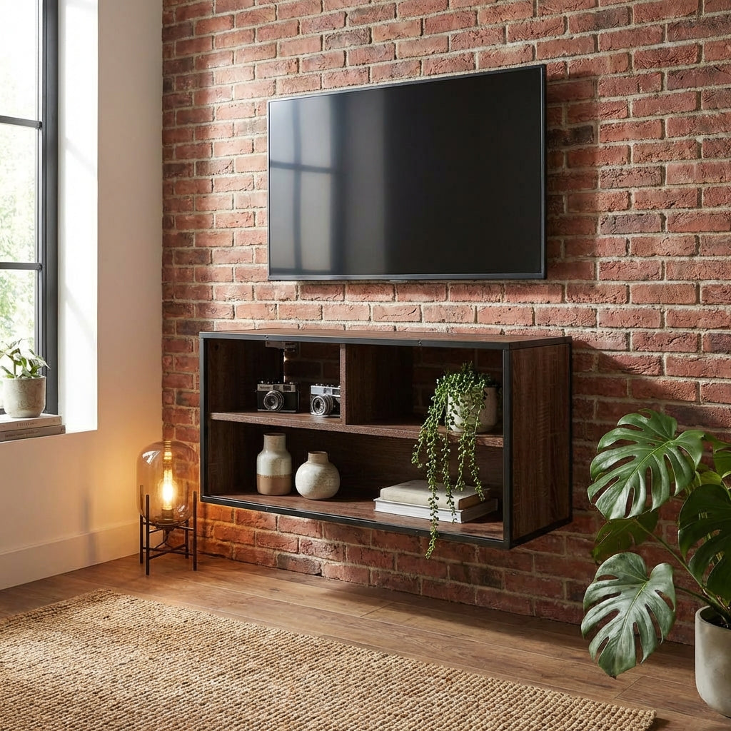 meuble-tv-bois-marron-suspendu-effet-chene-80-cm-decor
