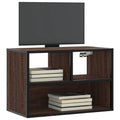 Meuble TV Bois Marron Suspendu Effet Chêne - 80 cm-Mon Meuble TV-Chêne marron-60 cm-24