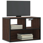 Meuble TV Bois Marron Suspendu Effet Chêne - 80 cm-Mon Meuble TV-Chêne marron-60 cm-24