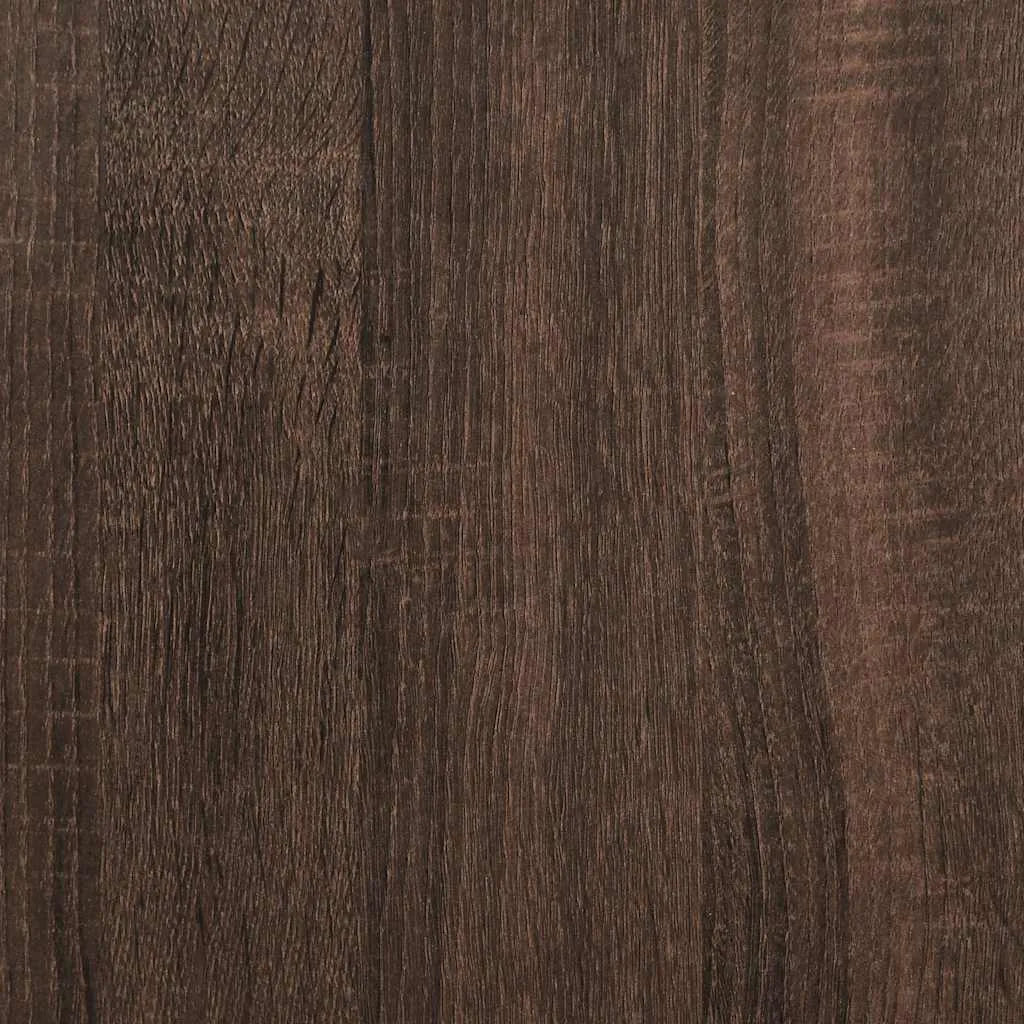 Meuble TV Bois Marron Suspendu Effet Chêne - 80 cm-Mon Meuble TV-Chêne marron-60 cm-9